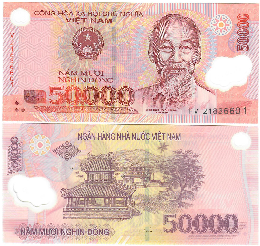 Vietnam 50,000 Dong 2021 UNC