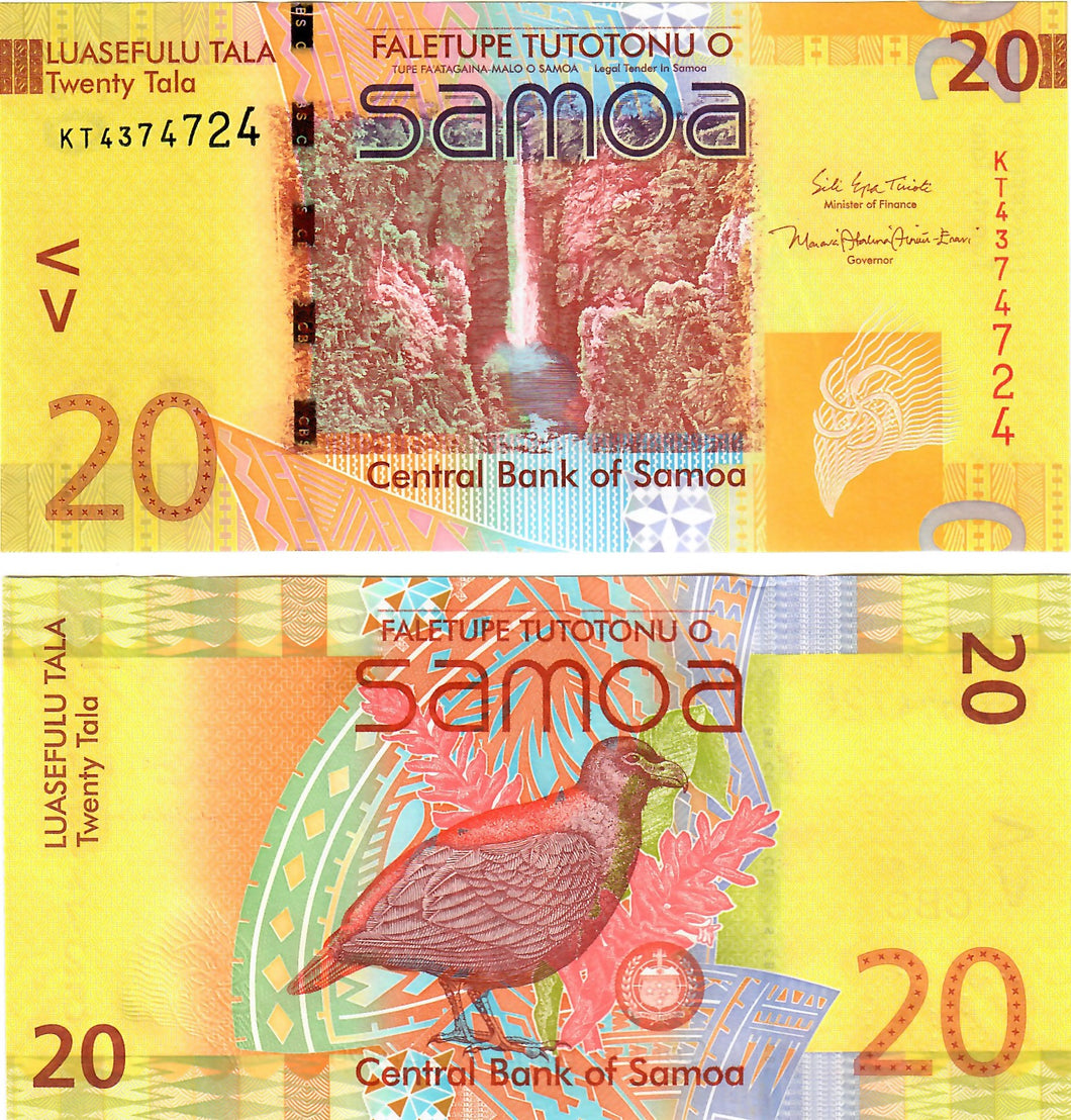 Samoa 20 Tala 2017 UNC