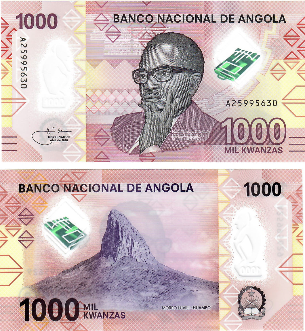 Angola 1000 Kwanzas 2020 UNC