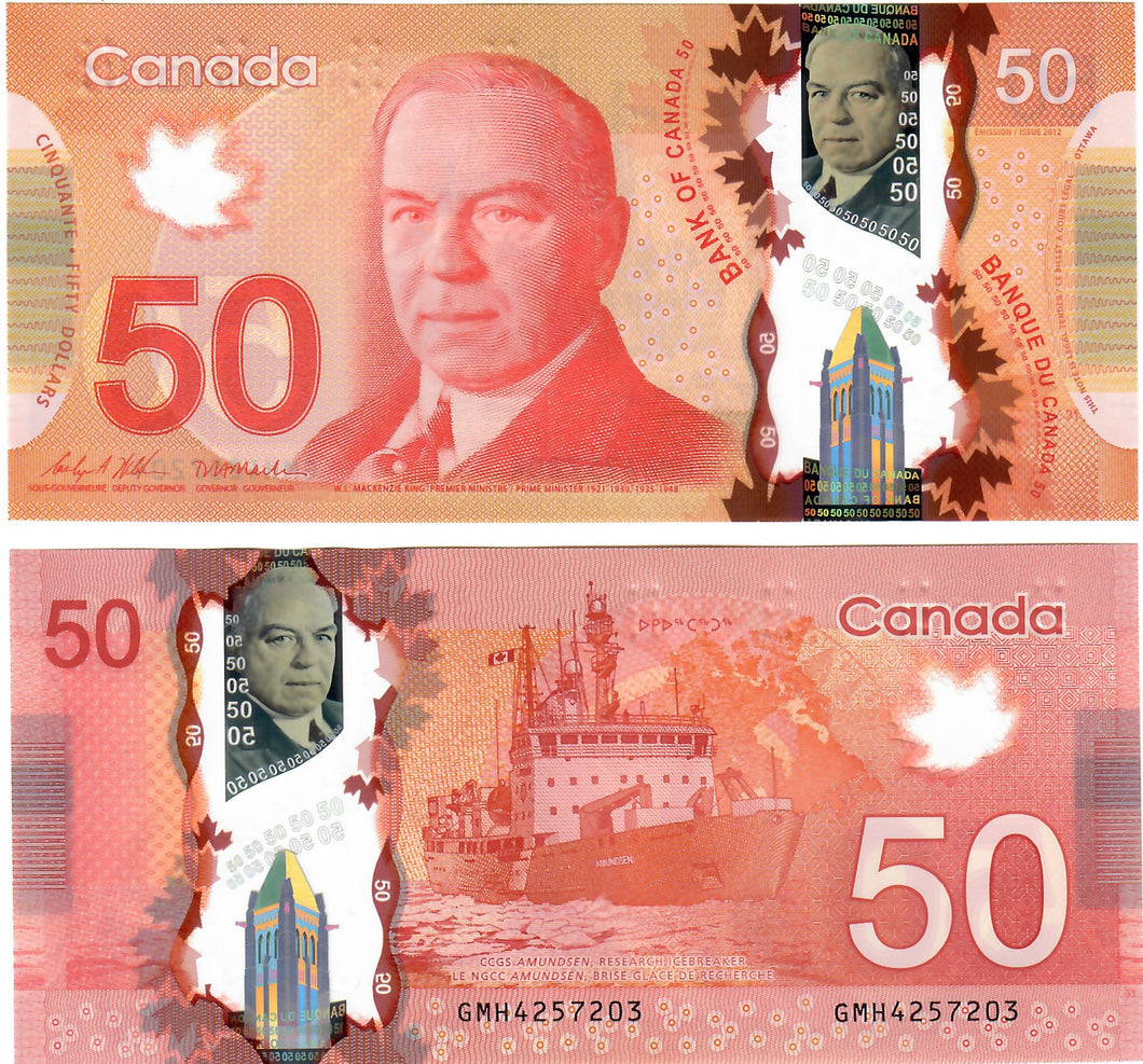 Canada 50 Dollars 2012 (2021) UNC 