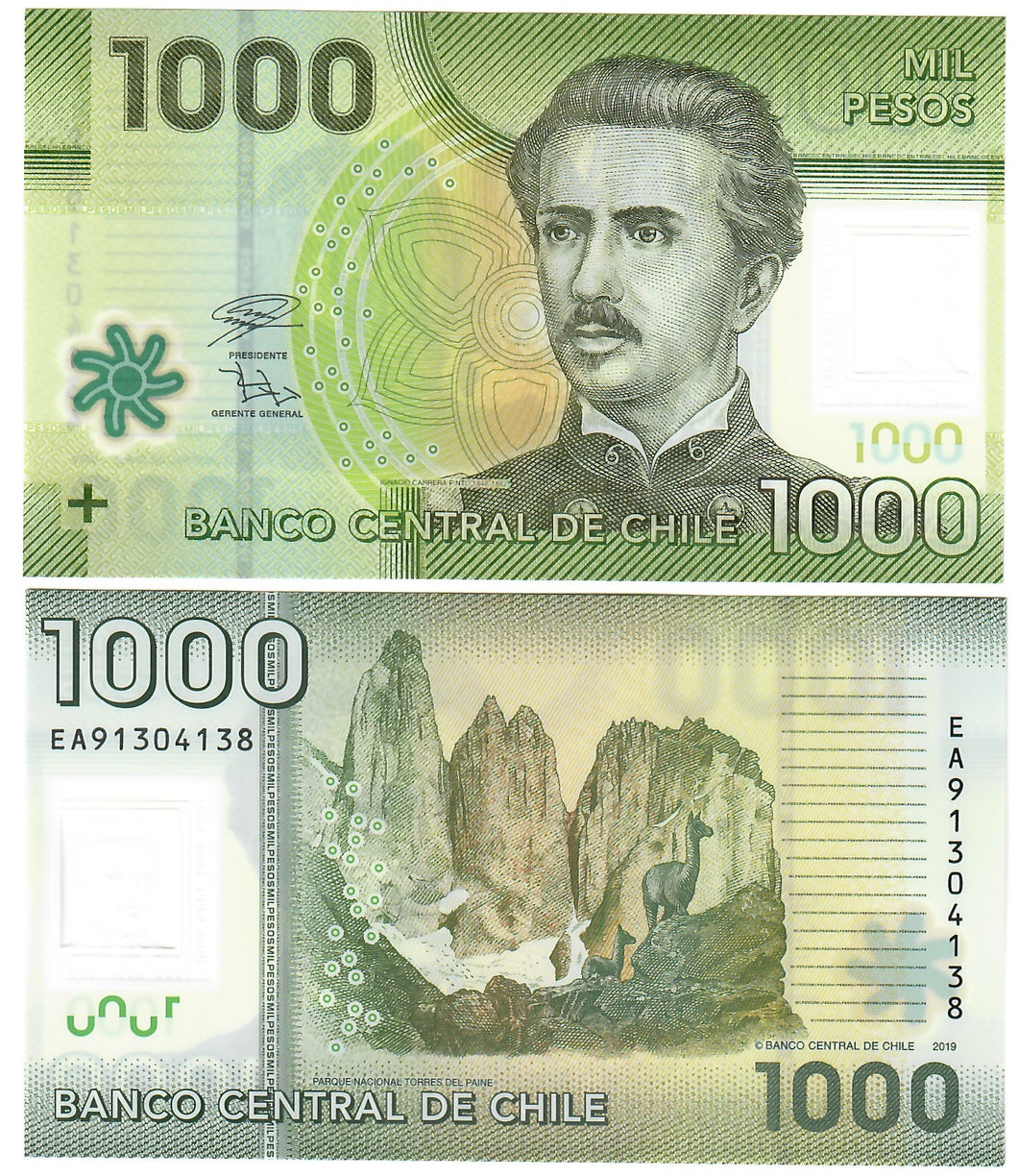 Chile 1000 Pesos 2019 UNC