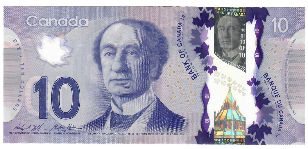 Canada 10 Dollars 2013 VF 