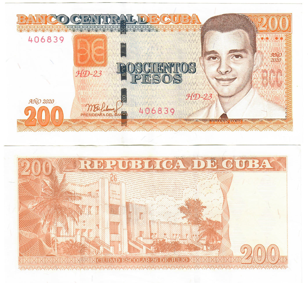 Caribbean 200 Pesos Nacionales 2020 EF