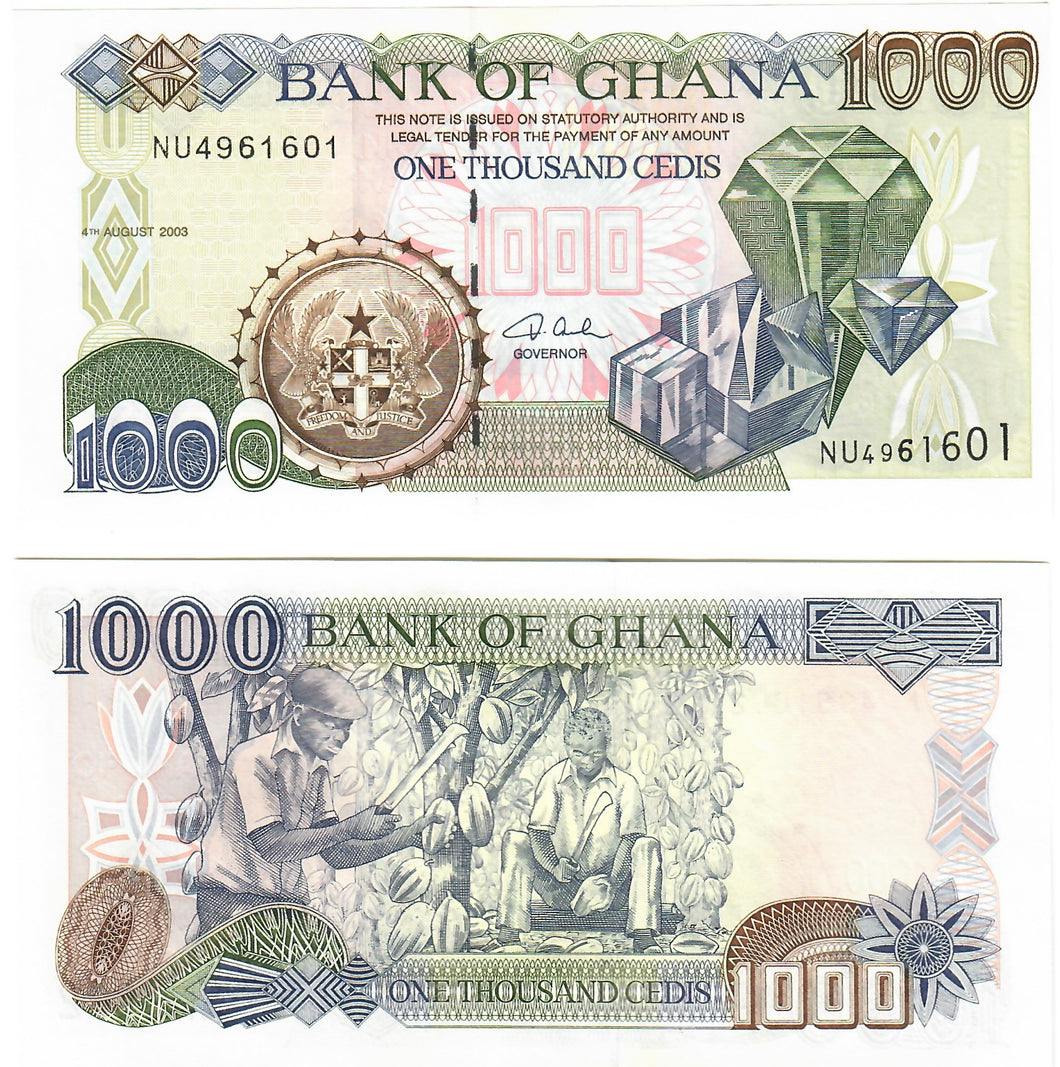 Ghana 1000 Cedis 2003 UNC