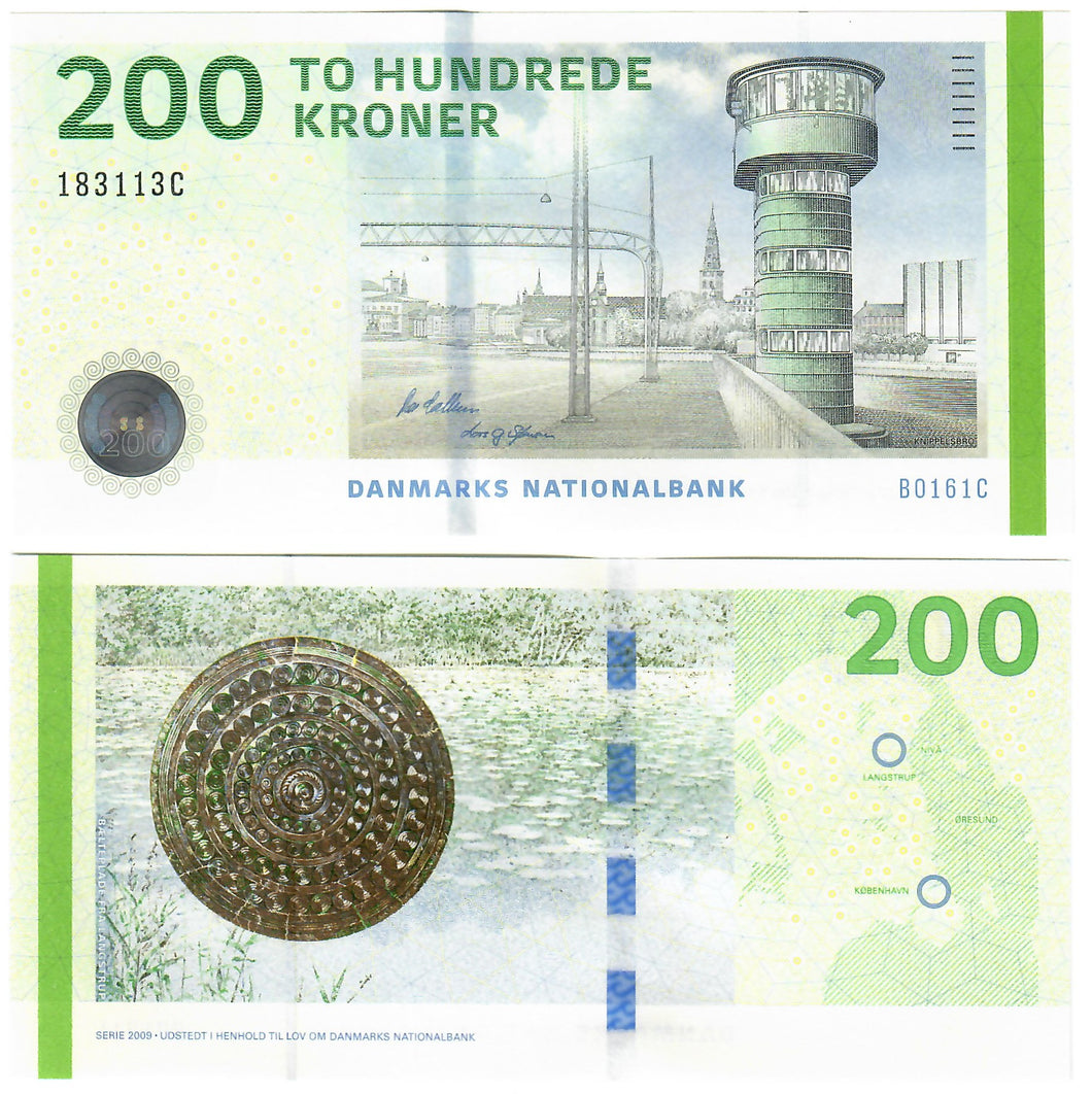 Denmark 200 Kroner 2009 (2016) UNC Callesen/Sorensen