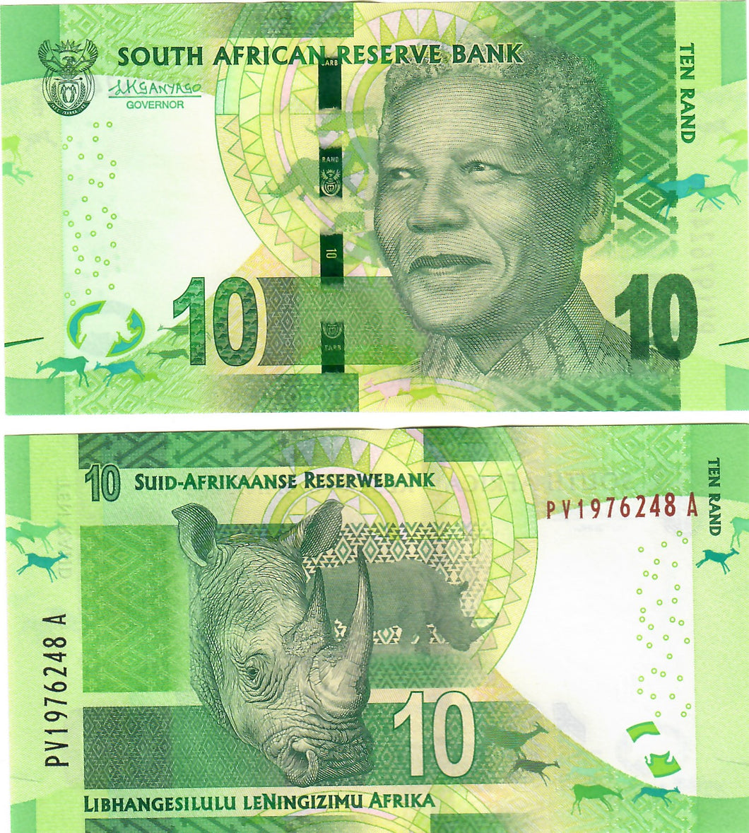 South Africa 10 Rand 2015 UNC