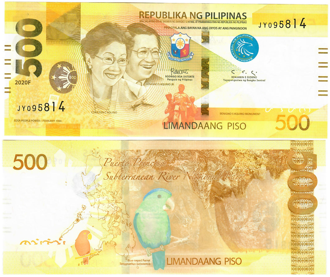 Philippines 500 Piso 2020 UNC