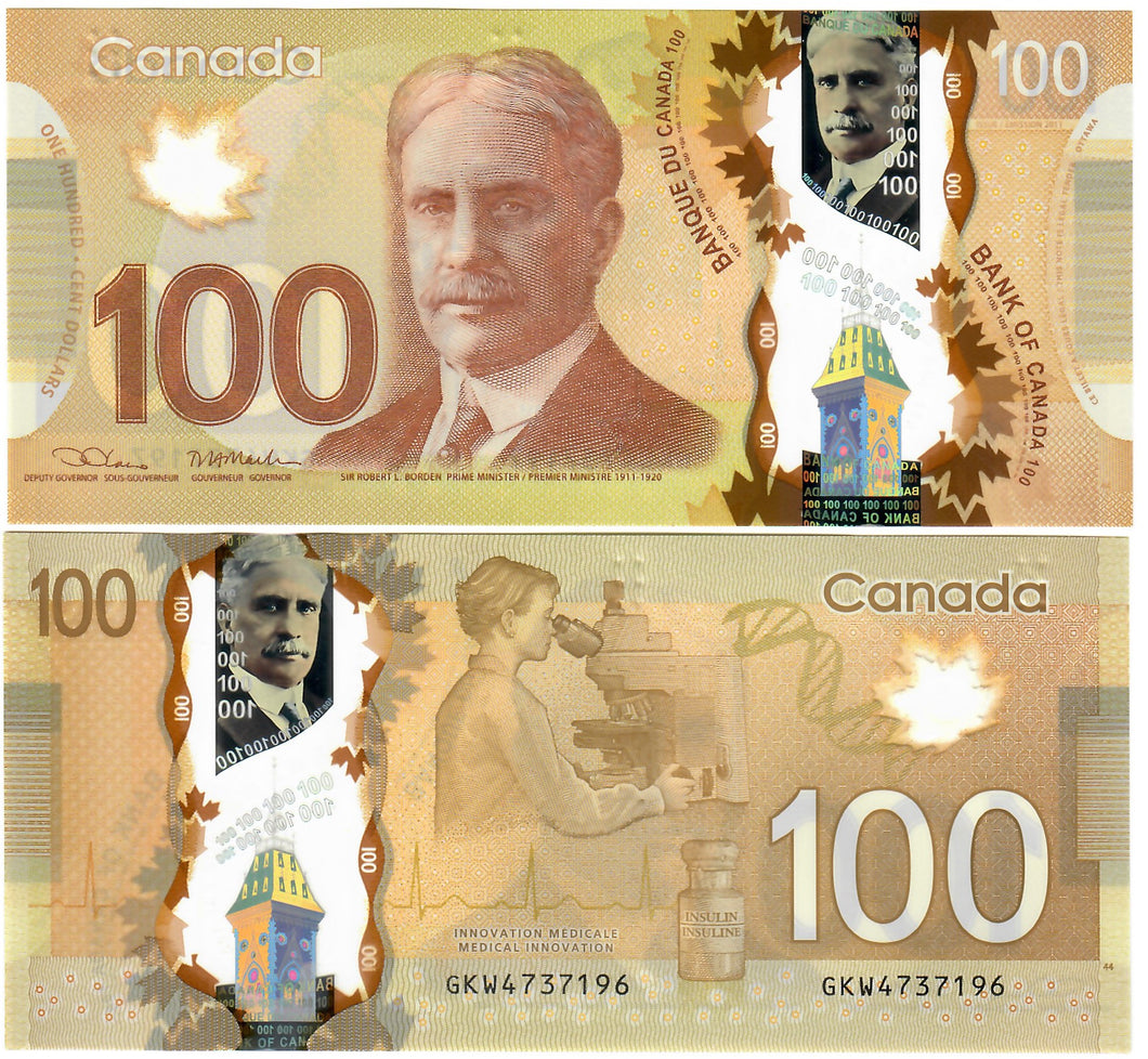 Canada 100 Dollars 2012 (2021) GKW Lane-Macklem GEM UNC