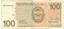 Load image into Gallery viewer, Netherlands Antilles 100 Guilders (Gulden) 1986 F
