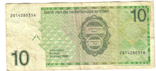 Load image into Gallery viewer, Netherlands Antilles 10 Guilders (Gulden) 1986 VG/F
