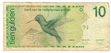 Load image into Gallery viewer, Netherlands Antilles 10 Guilders (Gulden) 1986 VG/F
