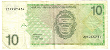 Load image into Gallery viewer, Netherlands Antilles 10 Guilders (Gulden) 1994 F/VF
