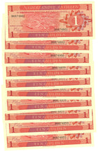 Load image into Gallery viewer, Netherlands Antilles 10x 1 Gulden 1970 UNC

