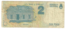 Load image into Gallery viewer, Argentina 2 Pesos Convertibles 1993 VG
