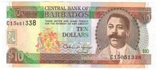 Load image into Gallery viewer, Barbados 10 Dollars 1995 EF &quot;Springer&quot;
