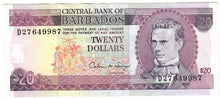 Load image into Gallery viewer, Barbados 20 Dollars 1993 EF &quot;Springer&quot;
