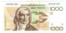 Load image into Gallery viewer, Belgium 1000 Francs (Frank) 1981 VF &quot;Lakière/Godeaux&quot;
