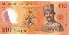 Load image into Gallery viewer, Brunei 10 Dollars 2011 VF
