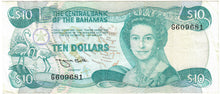 Load image into Gallery viewer, Bahamas 10 Dollars 1984 F &quot;Smith&quot;
