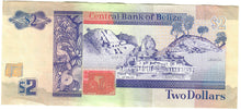Load image into Gallery viewer, Belize 2 Dollars 1991 EF
