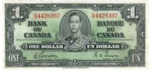 Load image into Gallery viewer, Canada 1 Dollar 1937 VF &quot;E/M&quot; Gordon-Towers
