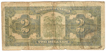 Load image into Gallery viewer, Dominion of Canada 2 Dollars 1923 F Campbell-Clark BLACK Seal
