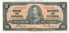 Load image into Gallery viewer, Canada 2 Dollars 1937 F &quot;H/R&quot; Coyne-Towers
