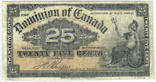 Load image into Gallery viewer, Dominion of Canada 25 Cents 1900 F Boville
