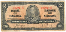Load image into Gallery viewer, Canada 2 Dollars 1937 F &quot;J/R&quot; Coyne-Towers
