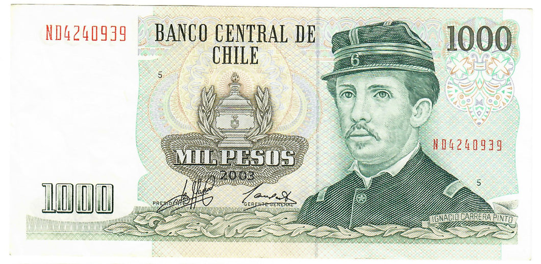 Chile 1000 Pesos 2003 EF