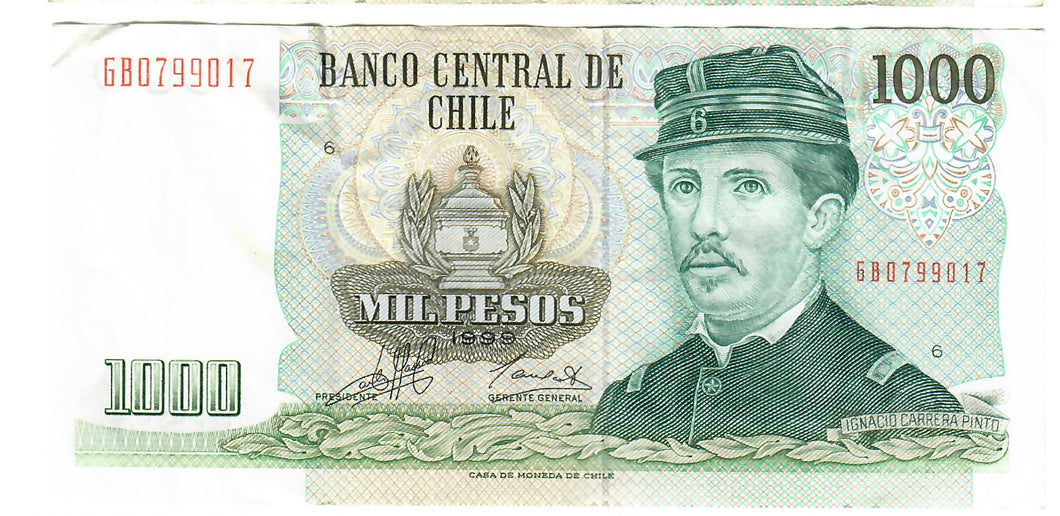 Chile 1000 Pesos 1999 VF
