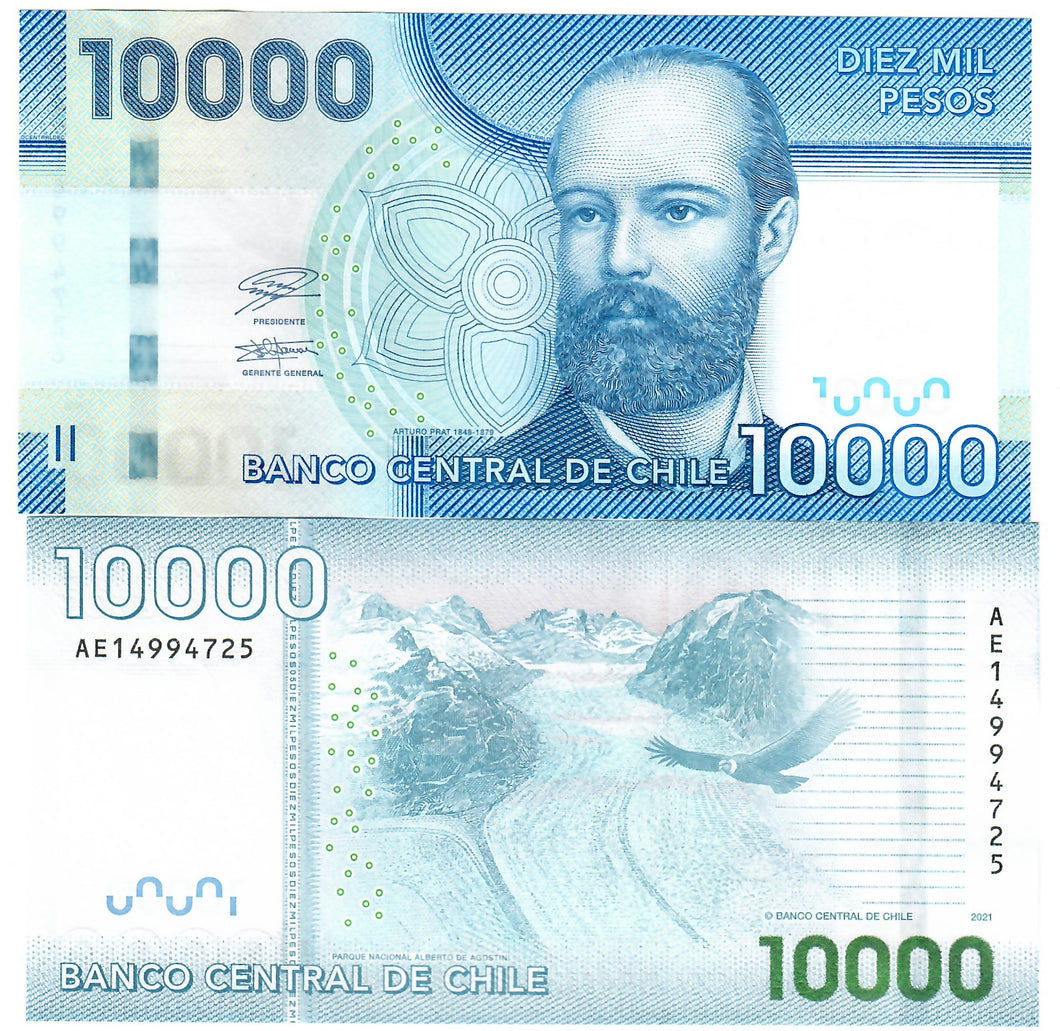 Chile 10000 Pesos 2021 UNC