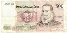 Load image into Gallery viewer, Chile 500 Pesos 1990 VF
