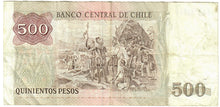 Load image into Gallery viewer, Chile 500 Pesos 1990 VF
