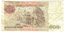 Load image into Gallery viewer, Chile 500 Pesos 1999 F
