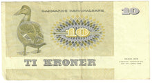 Load image into Gallery viewer, Denmark 10 Kroner 1975/77 VF
