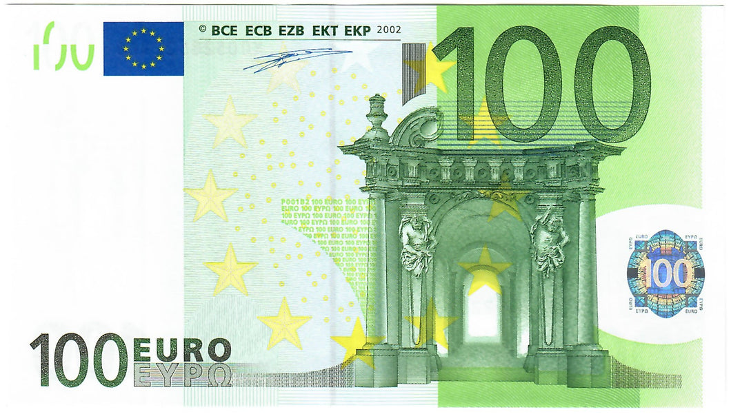 European Union 100 Euros 2002 UNC Germany 