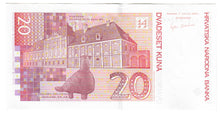 Load image into Gallery viewer, Croatia 20 Kuna 2001 aUNC
