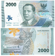Load image into Gallery viewer, Indonesia 10x 2000 Rupiah 2022 UNC
