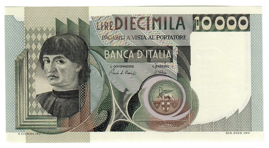 Italy 10,000 Lire 1976 UNC