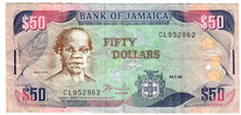Load image into Gallery viewer, Jamaica 50 Dollars 1996 VF &quot;Latibeaudiere&quot;
