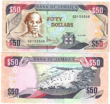 Load image into Gallery viewer, Jamaica 10x 50 Dollars 2002 UNC &quot;Latibeaudiere&quot;
