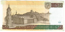 Load image into Gallery viewer, Lithuania 50 Litas 2003 VF &quot;AZ&quot; Replacement
