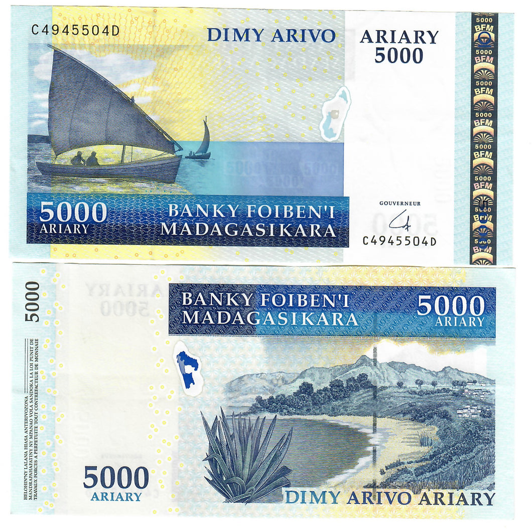 Madagascar 5000 Ariary 2003 (2006) EF