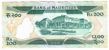 Load image into Gallery viewer, Mauritius 200 Rupees 1985 VF
