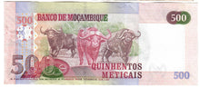 Load image into Gallery viewer, Mozambique 500 Meticais 2011 VF/EF
