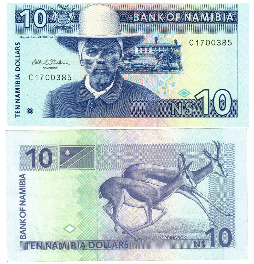 Namibia 10 Dollars 1993 aUNC