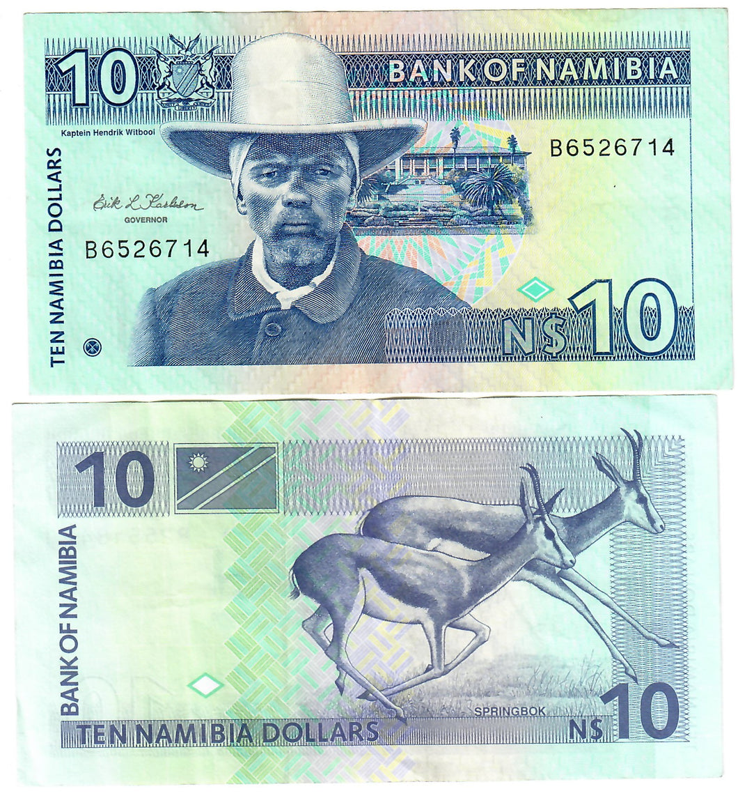 Namibia 10 Dollars 1993 EF