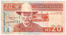 Load image into Gallery viewer, Namibia 20 Dollars 1996 VF
