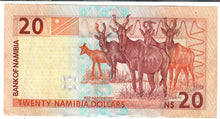 Load image into Gallery viewer, Namibia 20 Dollars 1996 VF
